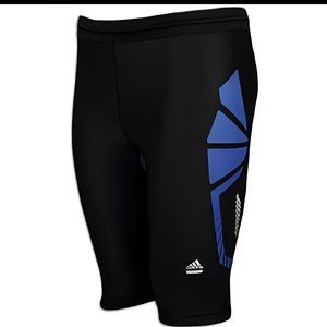 Adidas Men's Tight Techfit Powerweb Compression Shorts, Black Medium